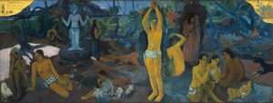 Paul Gauguin, Where Do We Come From- What Are We- Where Are We Going-, 1897, oil on canvas, 139 × 375 cm (55 × 148 in), Boston Museum of Fine Arts, Boston, MA